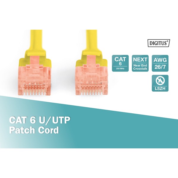 resimler/genel/DIGITUS 10m CAT6 Utp DK-1617-100/Y Sarı Patch Kablo