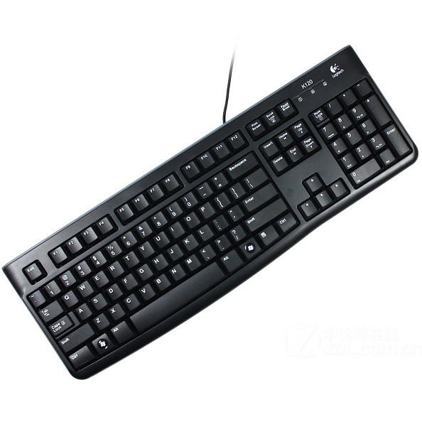 resimler/genel/LOGITECH K120 USB Q Trk Siyah Standart Klavye 920-002505