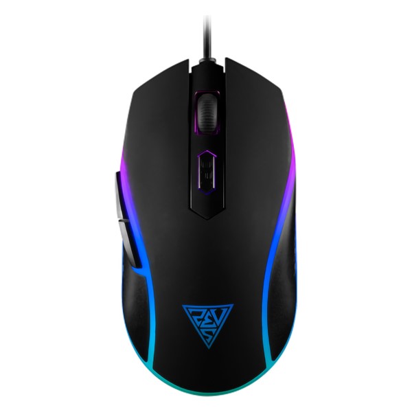 resimler/genel/GAMDIAS AURA GS1, Çok Renkli Aydınlatma, USB Kablolu, 6 Tuşlu, Gaming Mouse, 3600DPI, Siyah	