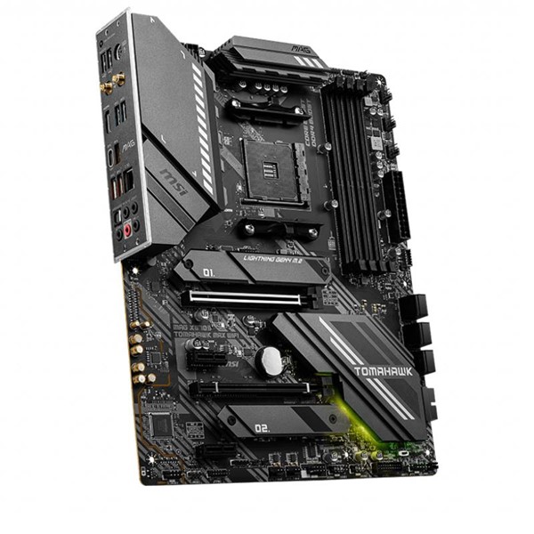 resimler/genel/MSI MAG X570S TOMAHAWK MAX WIFI DDR4 M2 PCIe NVME HDMI PCIe 16X v4.0 AM4 ATX