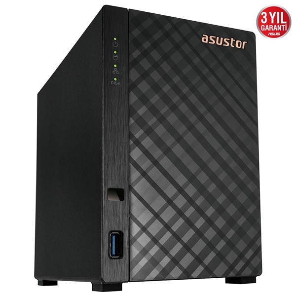 resimler/genel/ASUSTOR AS1102T REALTEK QC 1 GB RAM- 2-diskli Nas Server (Disksiz)