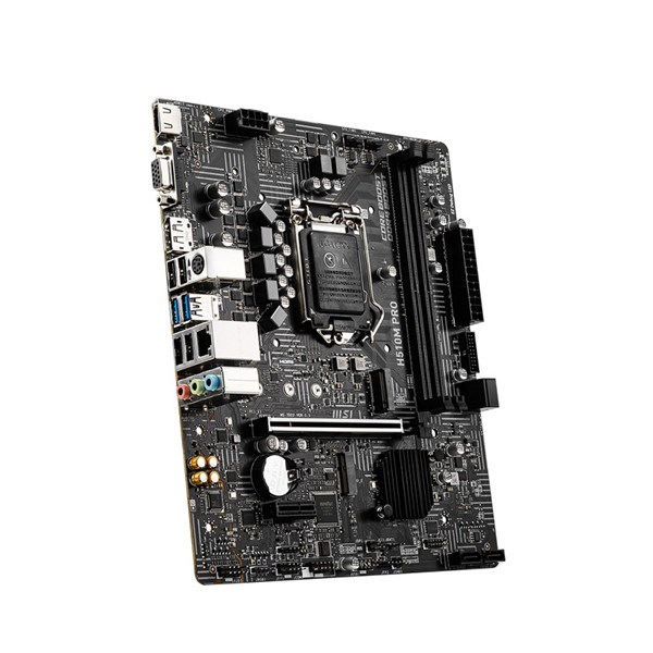 resimler/genel/MSI H510M PRO DDR4 M2 PCIe NVME HDMI DP PCIe 16X v4.0 1200p v2 mATX