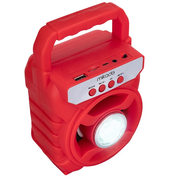 resimler/genel/Mikado MD-BT65R 5W 800mAh 3.7V Kırmızı USB/TF Cart / Bluetooth Taşınabilir Speaker Hoparlör