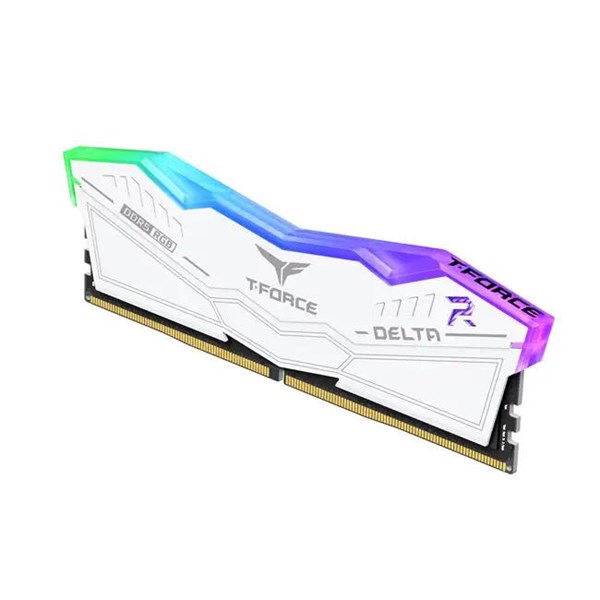 TEAM 32GB (2X 16GB) DDR5 5600MHZ CL32 RGB DUAL KIT PC RAM DELTA FF4D532G5600HC32DC01 BEYAZ