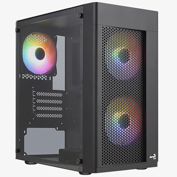 resimler/genel/AEROCOOL 400W HEXFORM AE-HEXFR-400 3-RGB FANLI MICRO ATX PC KASASI