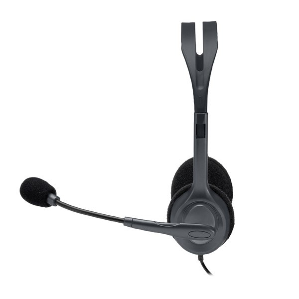 resimler/genel/LOGITECH H110 Stereo 3.5mm Jack Gri Mikrofonlu Kulaklık 981-000271
