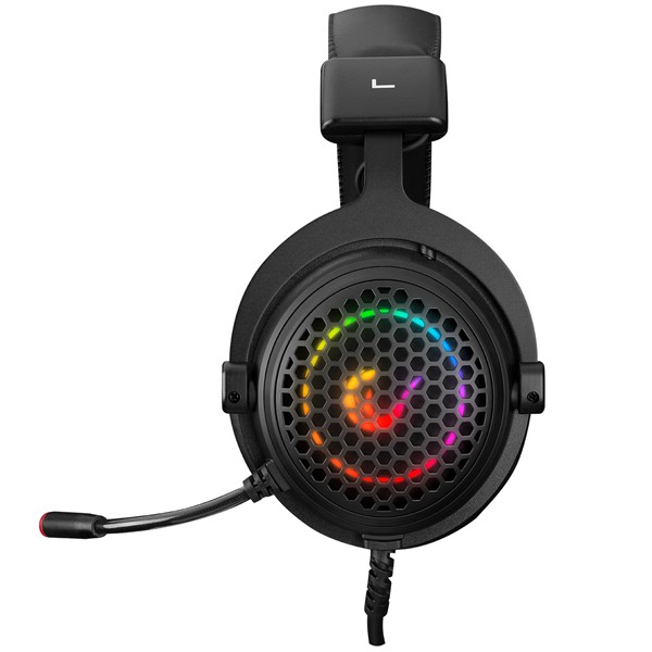 resimler/genel/Rampage MAJESTY Siyah RGB Led 7.1 Surround Sound System Gaming Mikrofonlu Oyuncu Kulaklığı