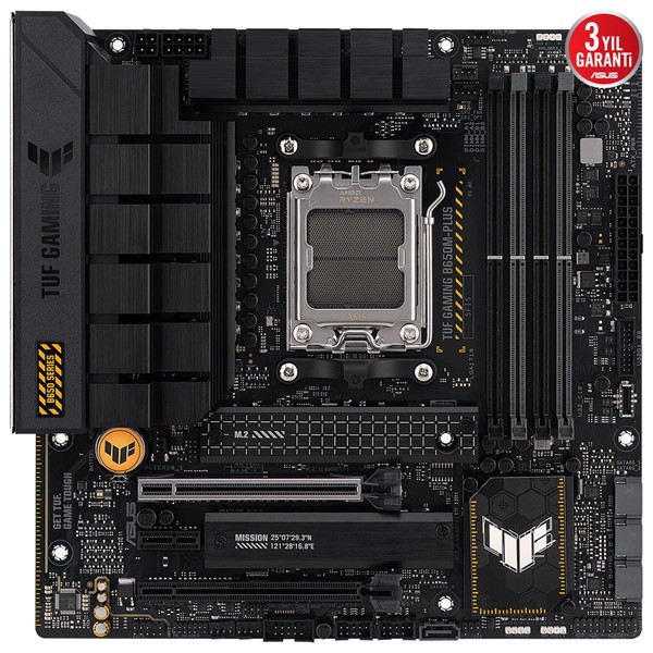 resimler/genel/ASUS TUF GAMING B650M-PLUS DDR5 M2 PCIe NVME HDMI DP PCIe 16X v5.0 AM5 mATX