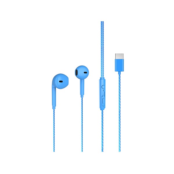 LENOVO LECOO EH104C-BL Stereo Type-C Mavi Kulak İçi Mikrofonlu Kulaklık