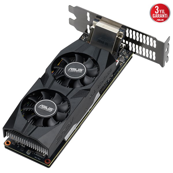 resimler/genel/ASUS GTX1650 4GB GTX1650-4G-LP-BRK GDDR6 128bit HDMI DVI DP PCIe 16X v3.0