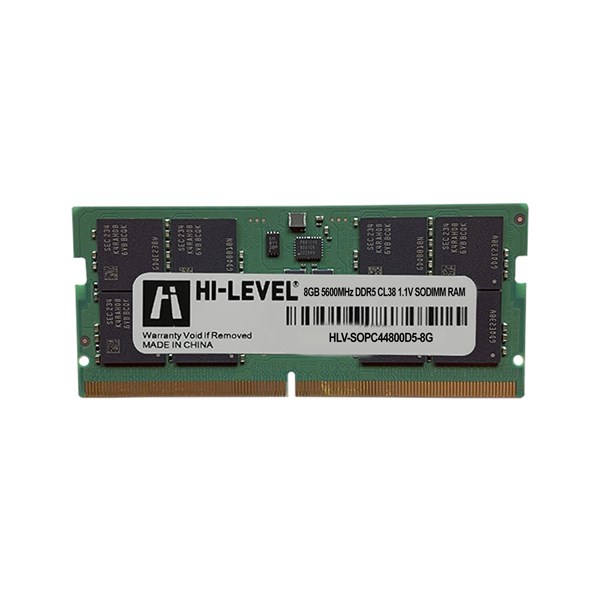 resimler/genel/HI-LEVEL 8GB DDR5 5600MHZ CL38 NOTEBOOK RAM HLV-SOPC44800D5-8G