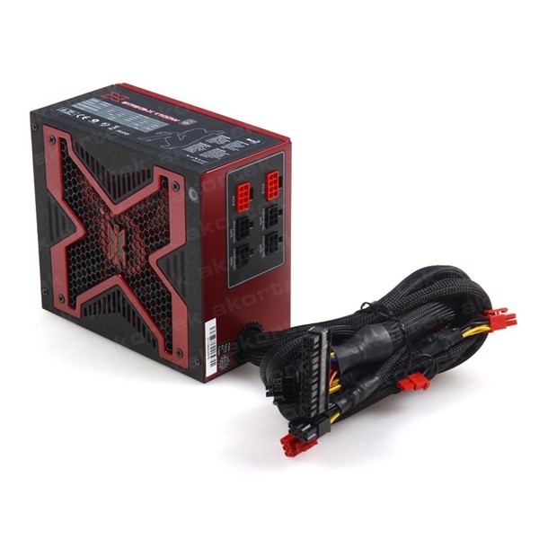 resimler/genel/AEROCOOL 1100W 80+ STRIKE-X 14cm Fanlı Aktif PFC Power Supply