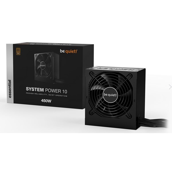 resimler/genel/BE QUIET 450W 80+ BRONZE SYSTEM POWER 10 BN326 POWER SUPPLY