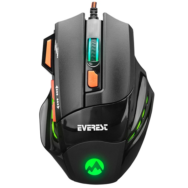 resimler/genel/Everest SGM-X7 Usb Siyah Makrolu 7200dpi Oyuncu Mouse  Gaming Mouse Pad