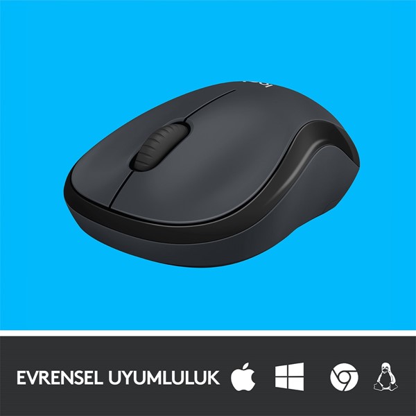 resimler/genel/LOGITECH M220 Kablosuz Sessiz Optic Gri / Siyah Mouse 910-004878