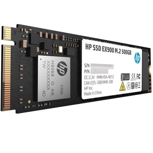 resimler/genel/HP 500GB EX900 2YY44AA 2100- 1500MB/s M2 PCIe NVMe Gen3 Disk