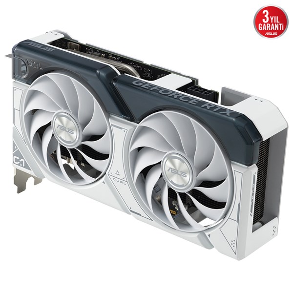 resimler/genel/ASUS RTX4060 8GB DUAL RTX4060-O8G-WHITE GDDR6 128bit HDMI DP PCIe 16X v4.0