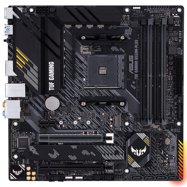 resimler/genel/ASUS TUF B550M-PLUS GAMING DDR4 HDMI DP PCIe 16X v4.0 AM4 mATX