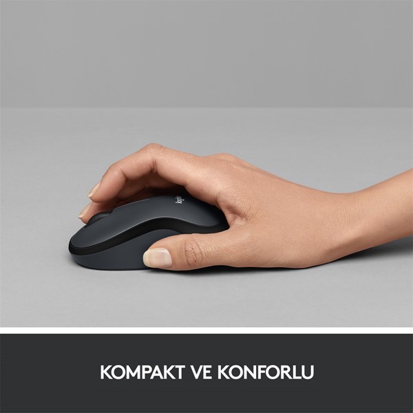 resimler/genel/LOGITECH M220 Kablosuz Sessiz Optic Gri / Siyah Mouse 910-004878
