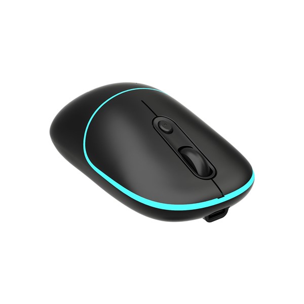 resimler/genel/LENOVO LECOO WS210 Kablosuz + Bluetooth Sessiz Şarjlı 1600dpi Optic Siyah Mouse