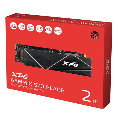 resimler/genel/XPG 2TB GAMMIX S70 BLADE AGAMMIXS70B-2T-CS 7400-5500MB/s M2 PCIE GEN4 DİSK