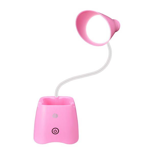 resimler/genel/S-link SL-M9052 Pembe 14 Ledli 3V 500mAh Kalemlikli Masa Lambası