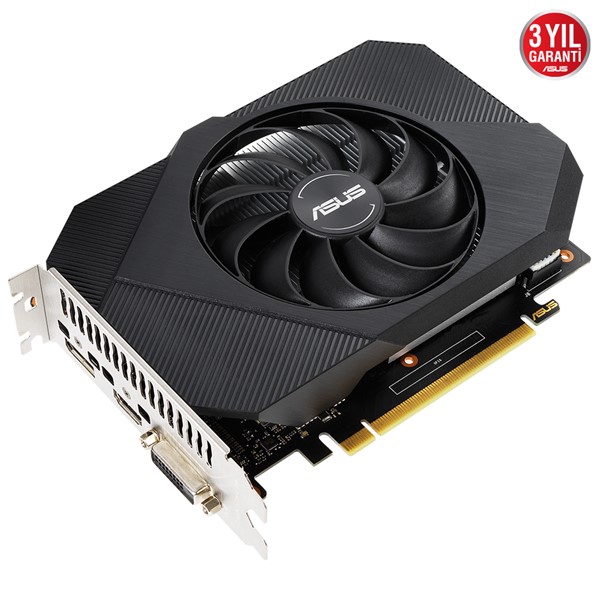 resimler/genel/ASUS GTX1650 4GB PH-GTX1650-O4GD6-P GDDR6 128bit HDMI DVI DP PCIe 16X v3.0
