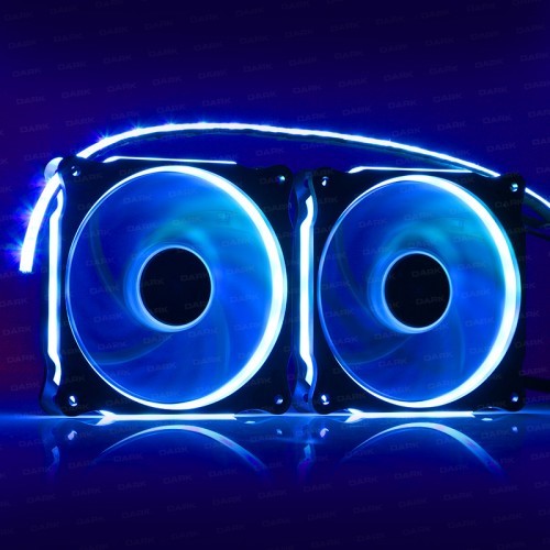 resimler/genel/DARK 12cm Ultra Bright RGB RING DKCKRGB02 RGB Siyah 2li Kasa Fanı Kiti