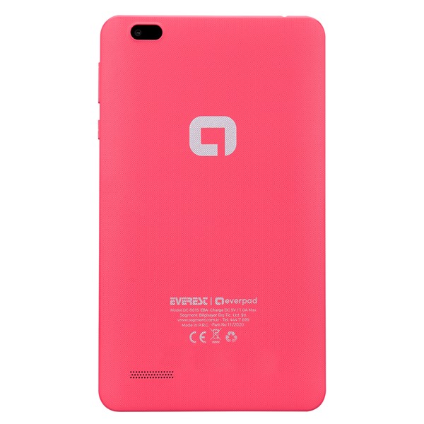 resimler/genel/Everest EVERPAD DC-8015 Kırmızı Wifi+BT4.0 Çift Kamera 1024*600 IPS 2GB 1.0Ghz 2G+16GB 7''Android 10.0 GO GMS