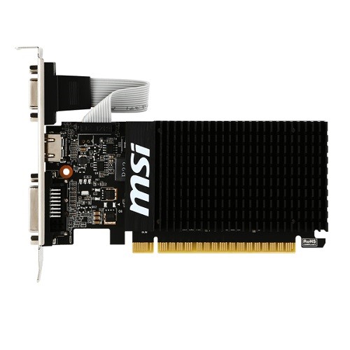 resimler/genel/MSI GT710 1GB 1GD3H-LP DDR3 64bit HDMI DVI PCIe 16X v2.0 Fansız