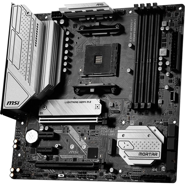 resimler/genel/MSI MAG B550M MORTAR MAX WIFI DDR4 HDMI DP,mDP PCIe 16X v4.0 AM4 mATX