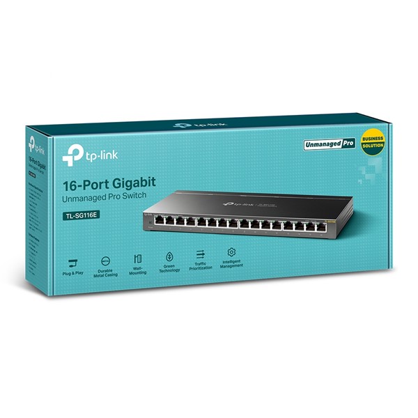 resimler/genel/TP-LINK 16port TL-SG116E GIGABIT Yönetilebilir Switch