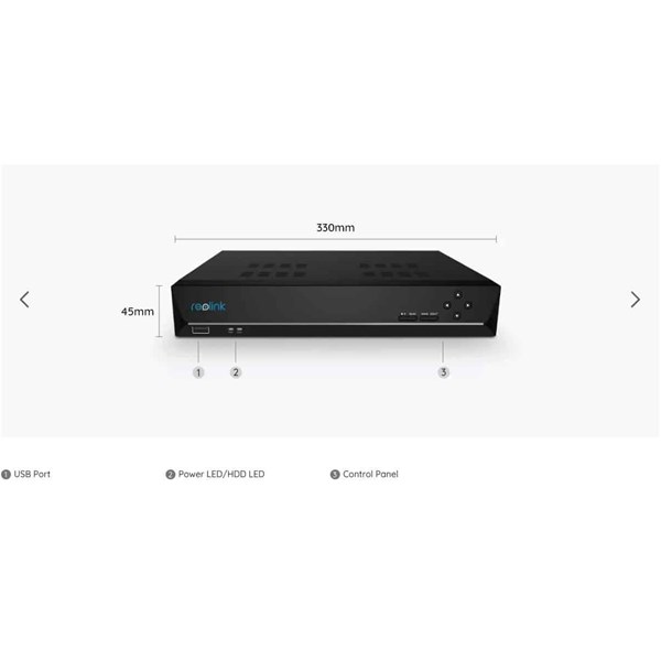 resimler/genel/REOLING 16kanal NVS16-410 PoE NVR Kayıt Cihazı (4TB Disk Dahil)