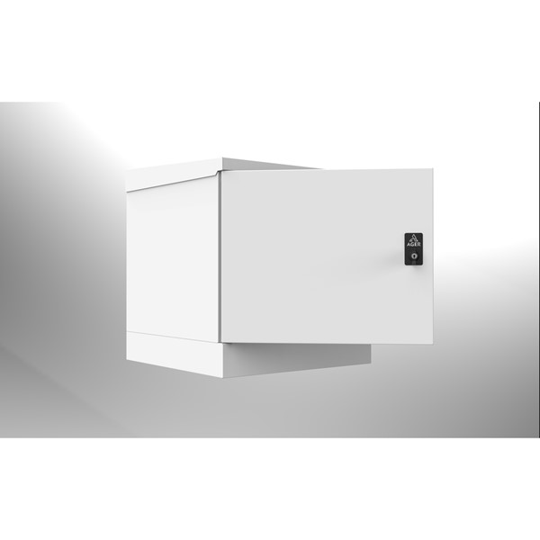 resimler/genel/AGER 9U 600x600mm IP66 Dış Ortam Duvar Tipi Kabinet AG-OB09U6060B2-D-A-M1 Basic