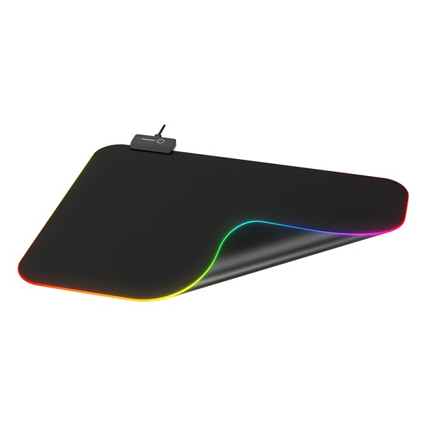 resimler/genel/Rampage MP-21 Siyah 252*328*3mm RGB Ledli Gaming Mouse Pad