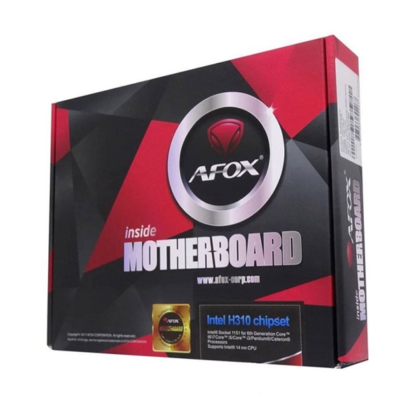 resimler/genel/AFOX H310 IH310C DDR4 SATA3 HDMI PCIe 16X v3.0 1151p v2 mATX 6.7.8.9 Nesil Destekli
