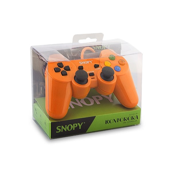 resimler/genel/Snopy SG-302 Turuncu USB/PC/PS3 1.8m Kablo Joypad