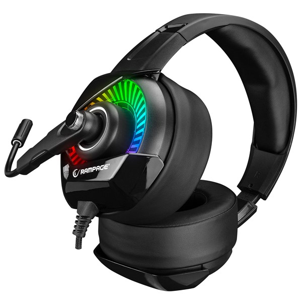 resimler/genel/Rampage RM-K66 TYPHOON Siyah USB 7.1 Version RGB Ledli Gaming Oyuncu Mikrofonlu Kulaklık