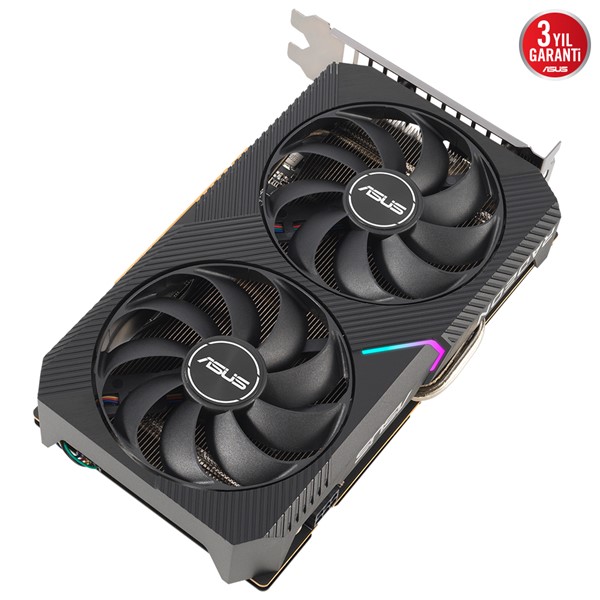 resimler/genel/ASUS RX6500XT 4GB DUAL RX6500XT-O4G GDDR6 64bit HDMI DP PCIe 16X v4.0