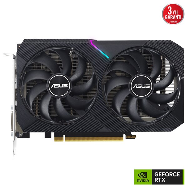 resimler/genel/ASUS 8GB DUAL RTX3050-O8G-V2 GDDR6 128Bit HDMI-DP-DVI PCIE 4.0 