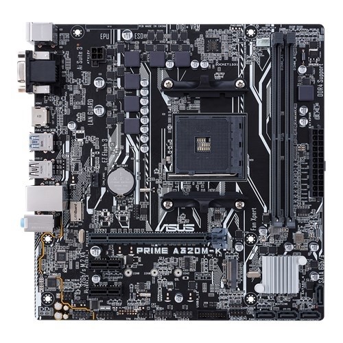 resimler/genel/ASUS PRIME A320M-K DDR4 M2 PCIe NVME HDMI PCIe 16X v3.0 AM4 mATX