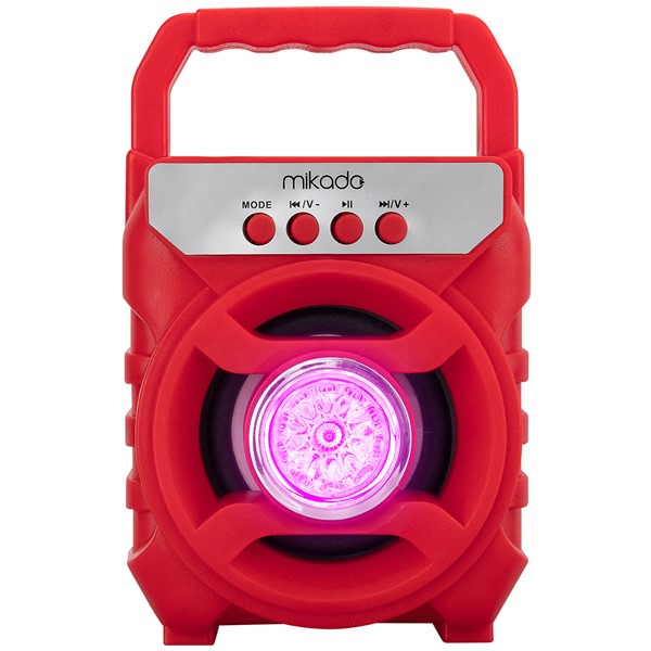 resimler/genel/Mikado MD-BT65R 5W 800mAh 3.7V Kırmızı USB/TF Cart / Bluetooth Taşınabilir Speaker Hoparlör