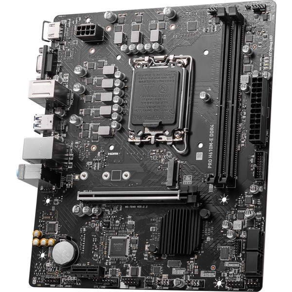 resimler/genel/MSI PRO H610M-E DDR4 M2 PCIe NVME HDMI PCIe 16X v4.0 1700p mATX