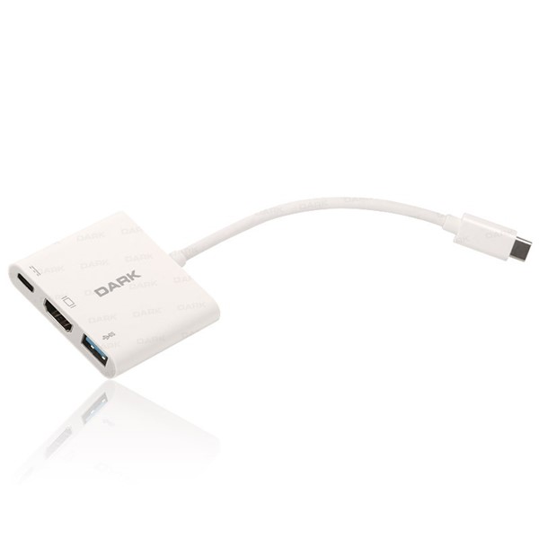 resimler/genel/DARK DK-AC-U31X32 TYPE-C - HDMI_USB 3.0 Çevirici Adaptör Beyaz