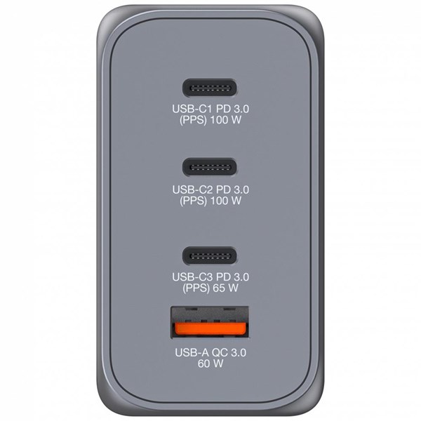 resimler/genel/VERBATIM GNC-200 200W 4-Bağlantı Noktalı GaN Duvar Şarj Cihazı