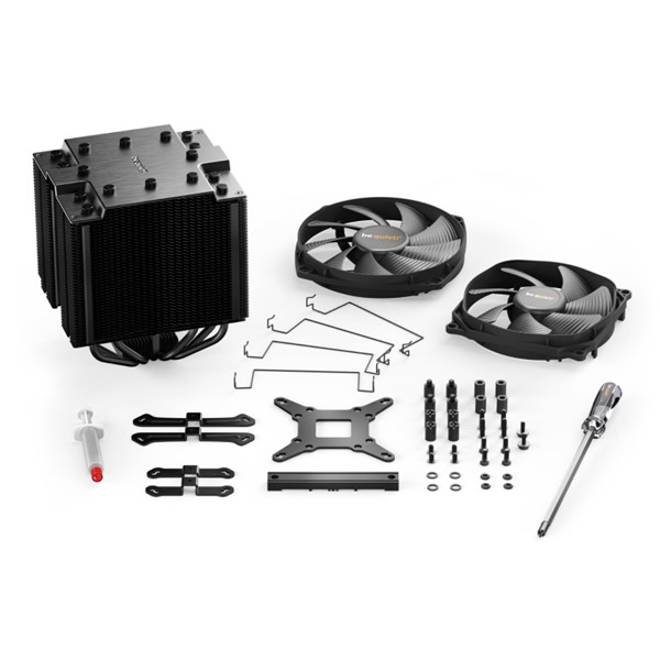 resimler/genel/BE QUIET DARK ROCK PRO 4 BK022 AM5-1700P DUAL HAVA SOĞUTMALI İŞLEMCİ FANI