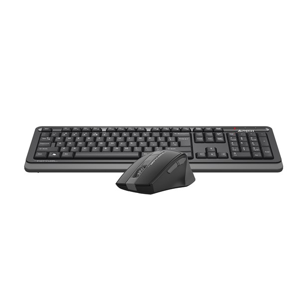 resimler/genel/A4 TECH FG1035 Kablosuz Q Trk Optic Mouse Siyah/Gri Multimedya Klavye - Mouse Set