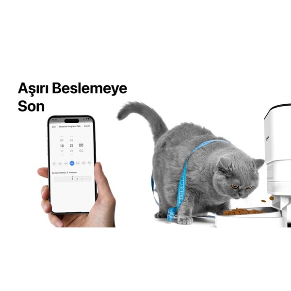 XENON Smart X8612 Akıllı Mama Kabı Beyaz