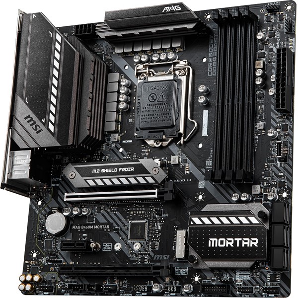resimler/genel/MSI MAG B460M MORTAR DDR4 HDMI DP PCIe 16X v3.0 1200p mATX