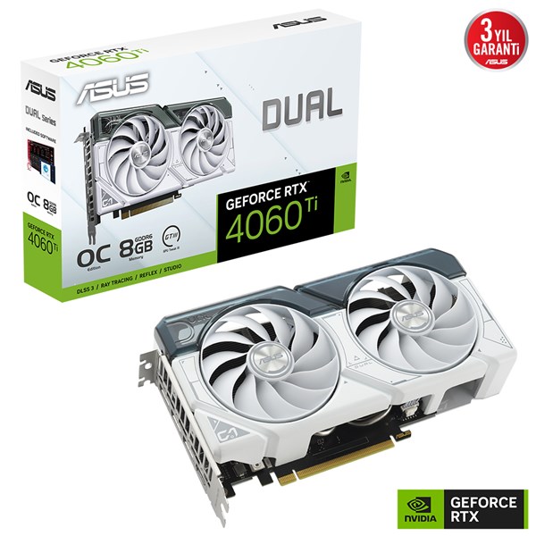 resimler/genel/ASUS 8GB DUAL RTX4060TI-O8G WHITE GDDR6 128bit PCIE 4.0